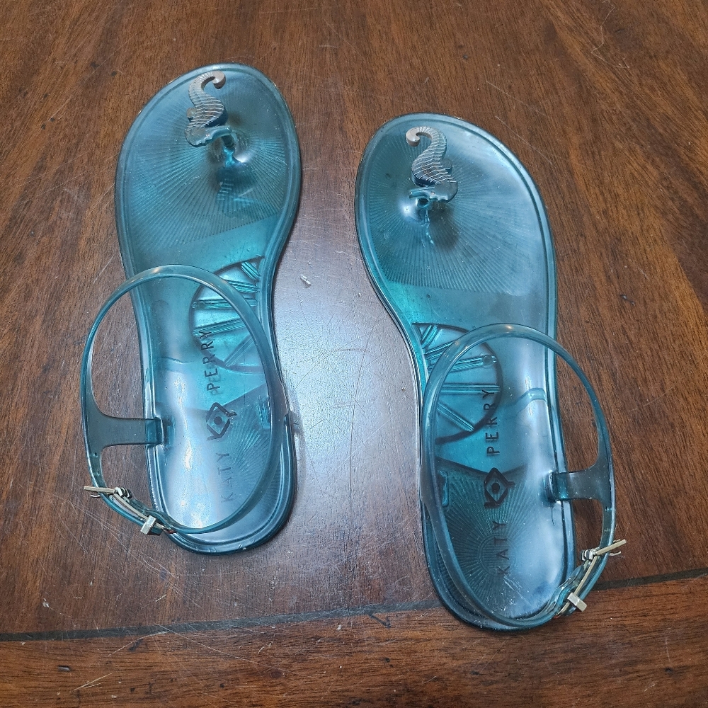 Katy Perry Shoes Women's The Geli Flat Sandal Seahorse